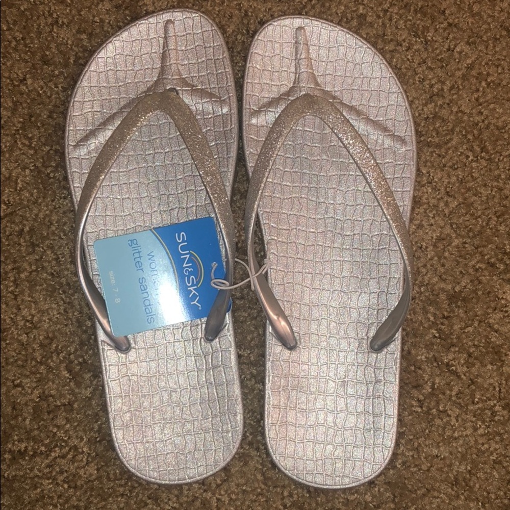 Glitter sandals